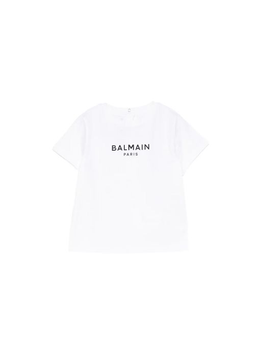 T-shirt, bambino, logata. BALMAIN | BY8631 Z3672100NE